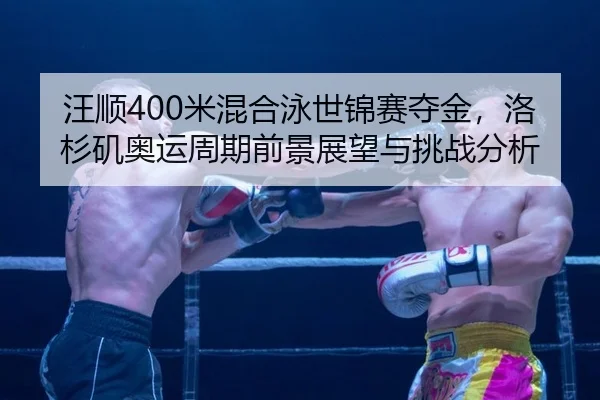 汪顺400米混合泳世锦赛夺金，洛杉矶奥运周期前景展望与挑战分析